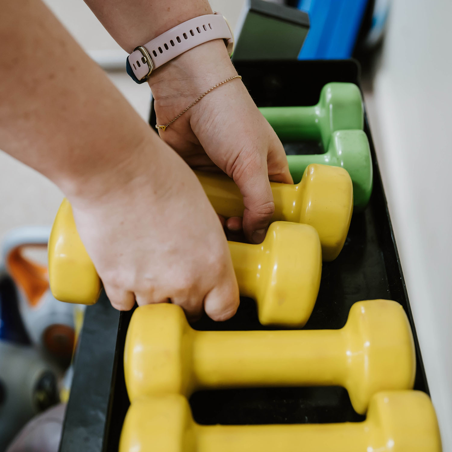 physio gym mudgee dumbells